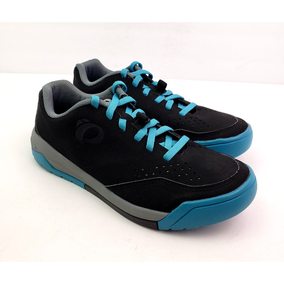 Pearl iZumi X-Alp Flow Flat Womens EU 36.5 US 5.5 Black Teal Mountain Bike Shoes - Picture 1 of 11